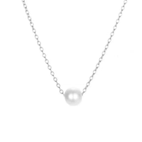 Mariasz Minimalist Gold Color Stainless Steel Heart Dainty Classic Zircon Charm anti Tarnish Chain Necklace for Women Jewelry