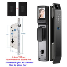 3D Face Recognition Keyless Smart Door Lock with Camera & Fingerprint Access