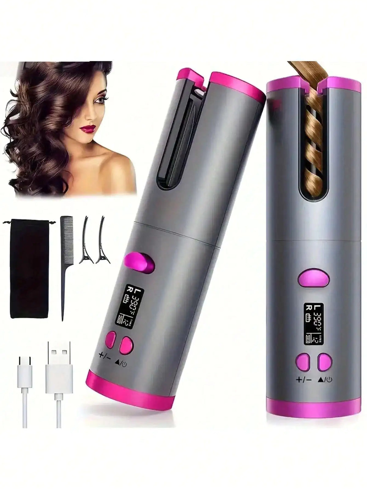 Cordless Automatic Hair Curler