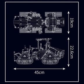 Pneumatic Crawler Tractor Building Blocks