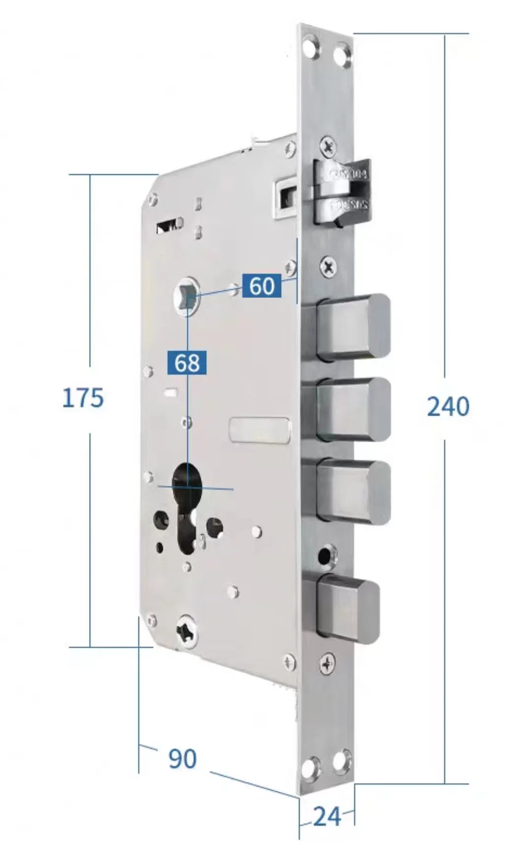 3D Face Recognition Keyless Smart Door Lock with Camera & Fingerprint Access