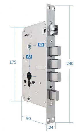 3D Face Recognition Keyless Smart Door Lock with Camera & Fingerprint Access