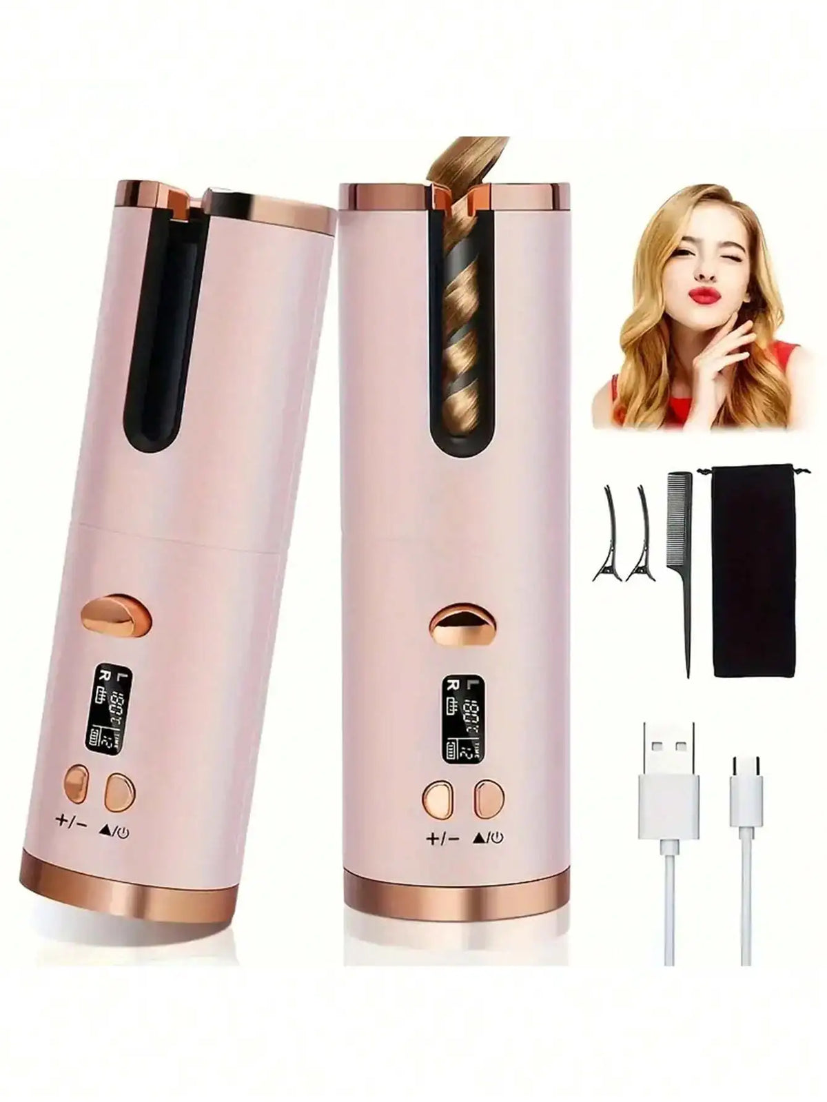 Cordless Automatic Hair Curler