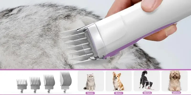 Professional Pet Grooming Vacuum Kit