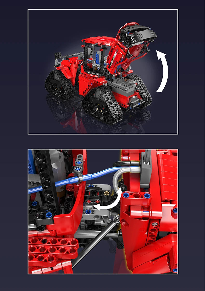 Pneumatic Crawler Tractor Building Blocks