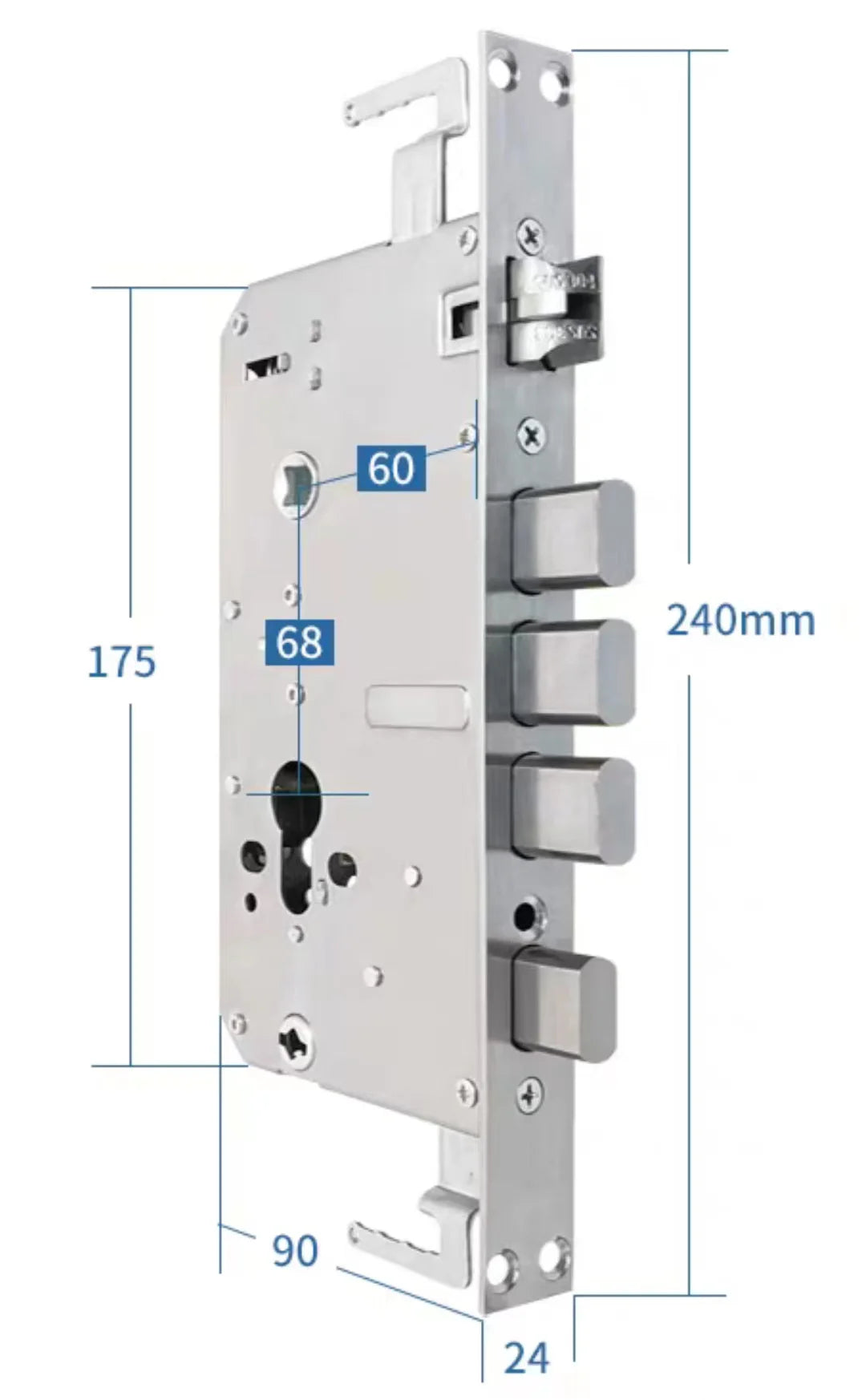 3D Face Recognition Keyless Smart Door Lock with Camera & Fingerprint Access