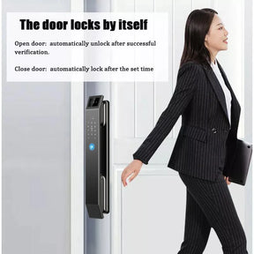 3D Face Recognition Keyless Smart Door Lock with Camera & Fingerprint Access