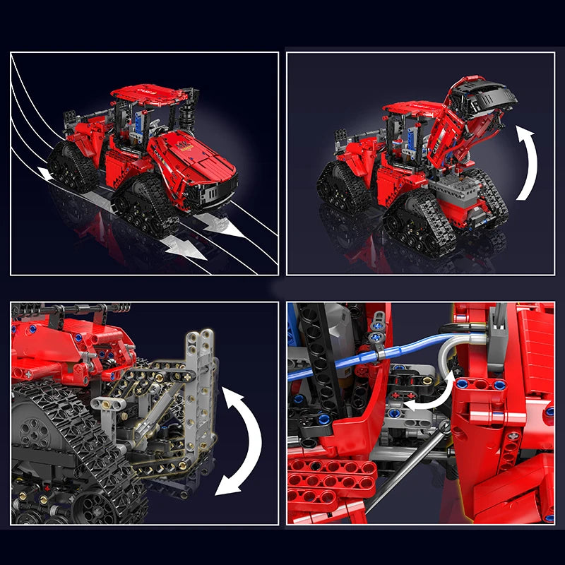 Pneumatic Crawler Tractor Building Blocks