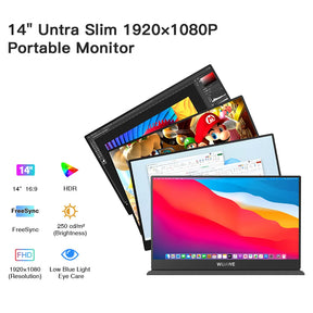 14-Inch Portable 1080P Monitor