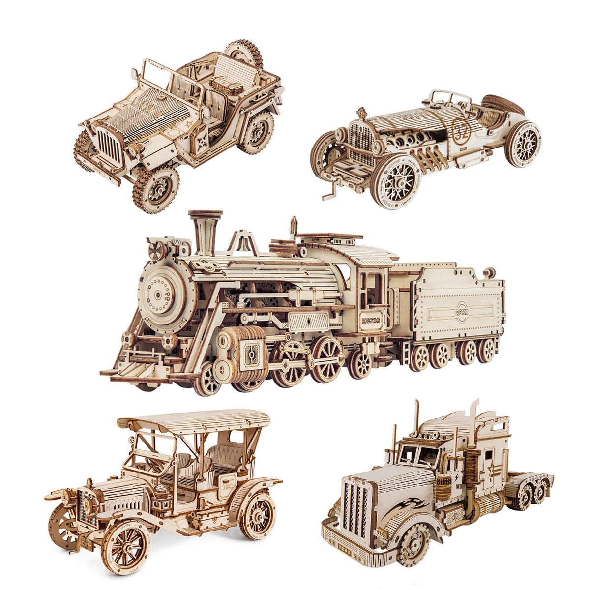 3D Wooden Puzzle Models -1:15 Scale, Model Kits