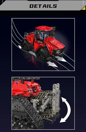 Pneumatic Crawler Tractor Building Blocks