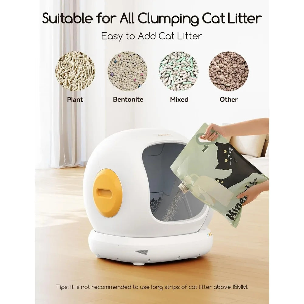 Self-Cleaning Cat Litter Box - 75L