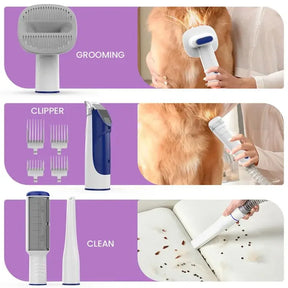 Professional Pet Grooming Vacuum Kit