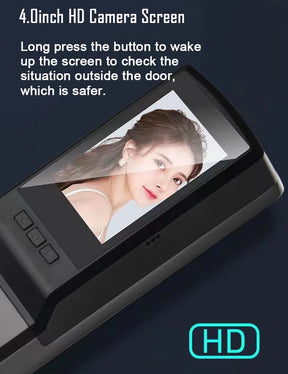 3D Face Recognition Keyless Smart Door Lock with Camera & Fingerprint Access