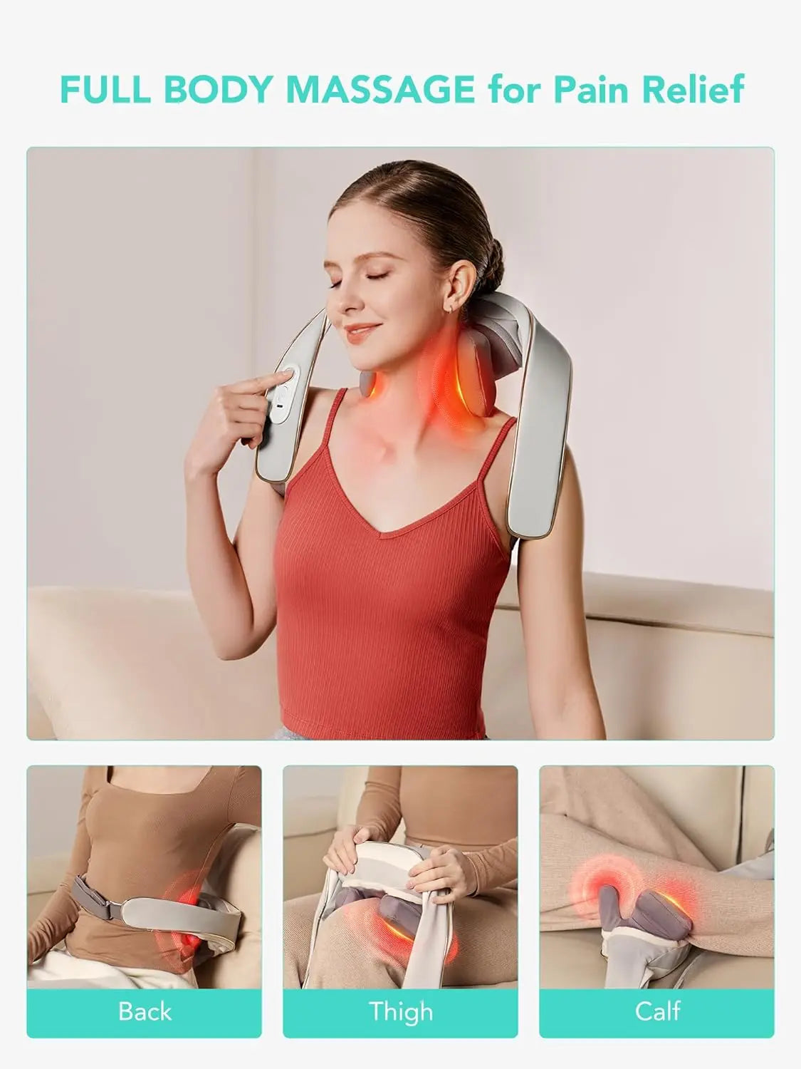 Neck and Shoulder Massage with Heat