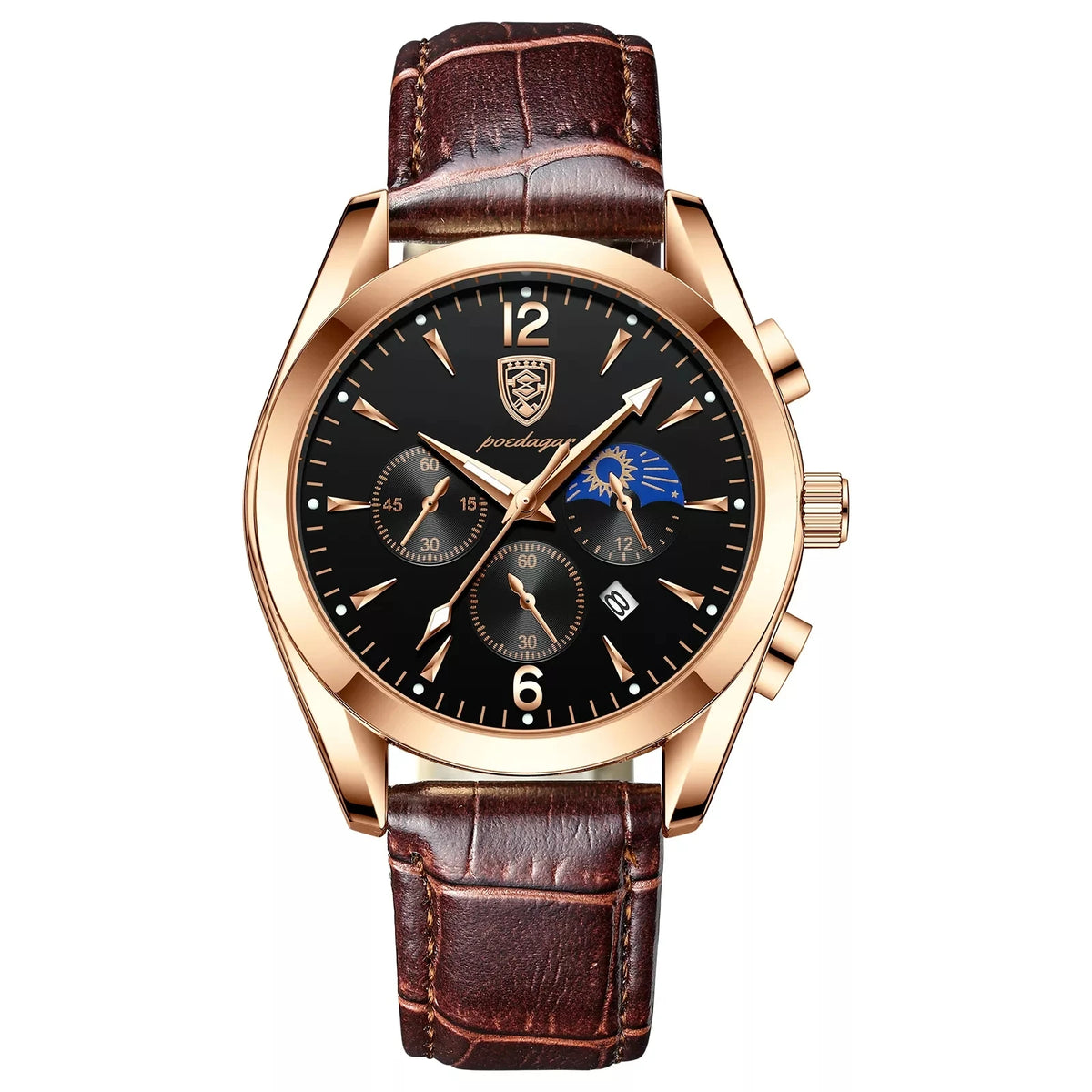 Men Watch New Top Brand Luxury Waterproof Luminous Sport Wristwatch Quartz Military Genuine Leather Relogio Masculino