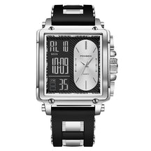 LIGE New Fashion Square Digital Watch Men Casual Sports Waterproof Men'S Quartz Wristwatches FOXBOX Top Brand Luxury Chronograph