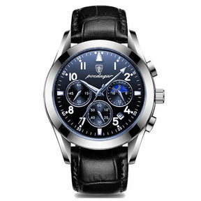 Men Watch New Top Brand Luxury Waterproof Luminous Sport Wristwatch Quartz Military Genuine Leather Relogio Masculino